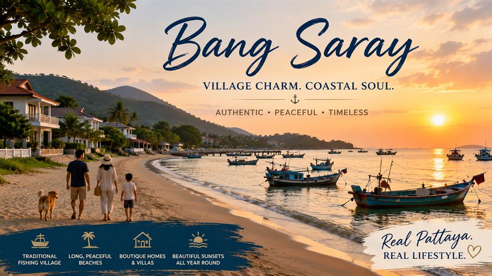 Fishing boats, sunset, seafood promenade, boutique homes, local character